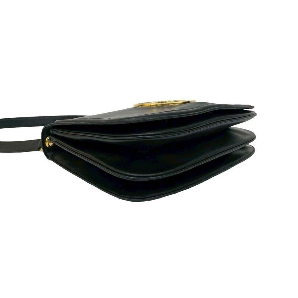GUCCI Black Leather Shoulder Bag - Picture 7 of 10